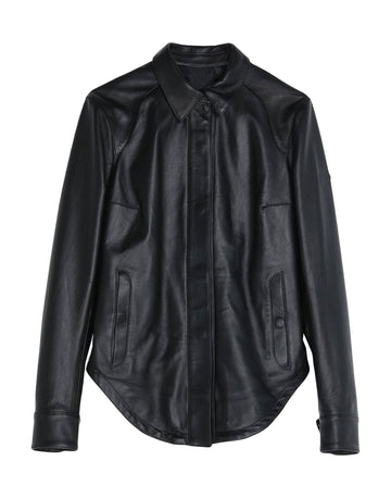 mens Leather Shirt