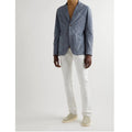 Classic suede blazer for men, premium leather sport coat, elegant design, structured fit, versatile style.