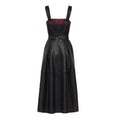 Women Wearing womens leather dress